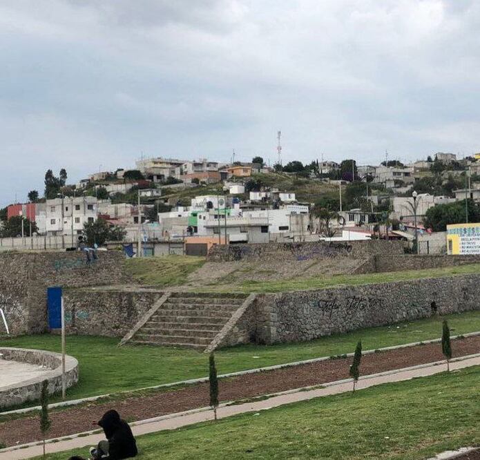Esta es La Manzanilla, zona arqueológica en abandono y grafiteada | Instagram cuauhtemoc 1521