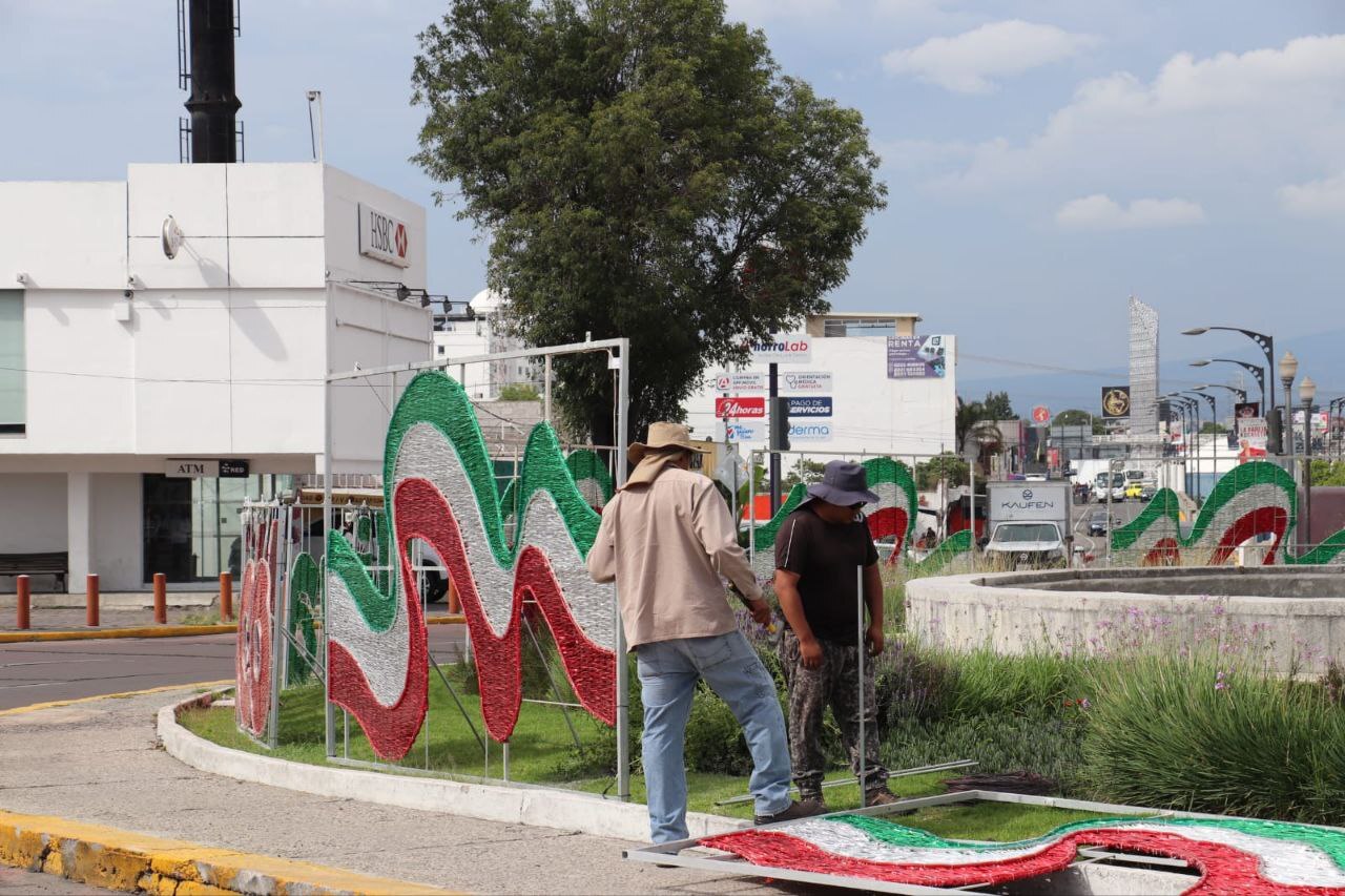 El encendido de luces patrias será el 1 de septiembre | Fotos Ayuntamiento de Puebla