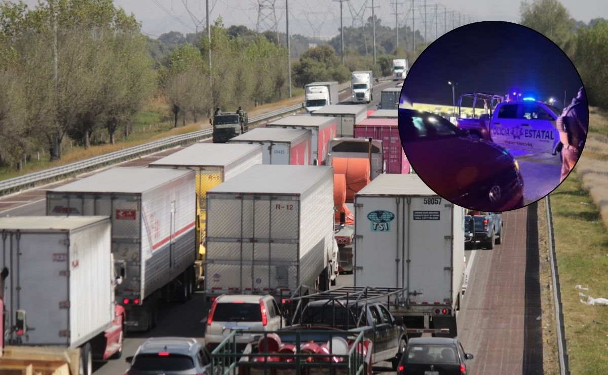 Ladrones usan grasa y aceite para asaltar en la México-Puebla