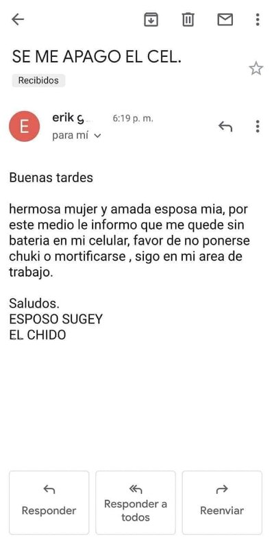 Envía mail para avisar que se le apagó el celular y se hace viral 