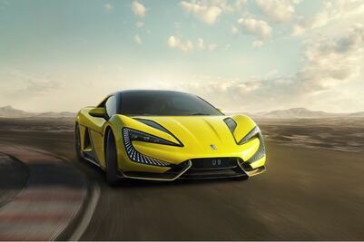 Automotriz china presenta auto eléctrico similar a un Lamborghini