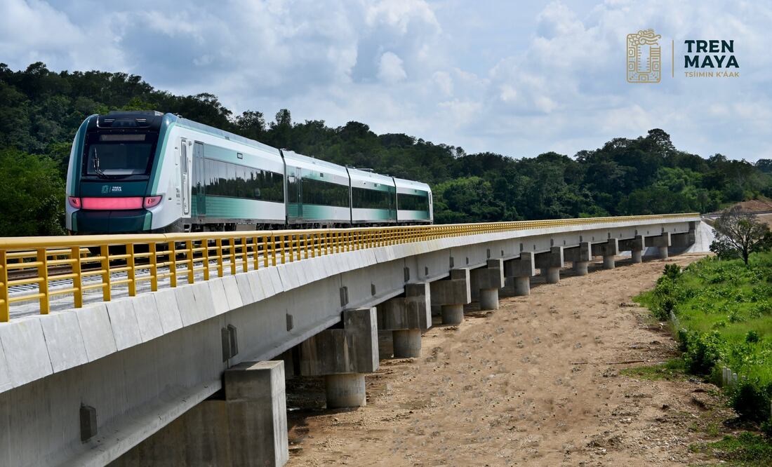 El Tren Maya conectará con otras líneas que irán hacia la frontera con Estados Unidos | Twitter Tren Maya