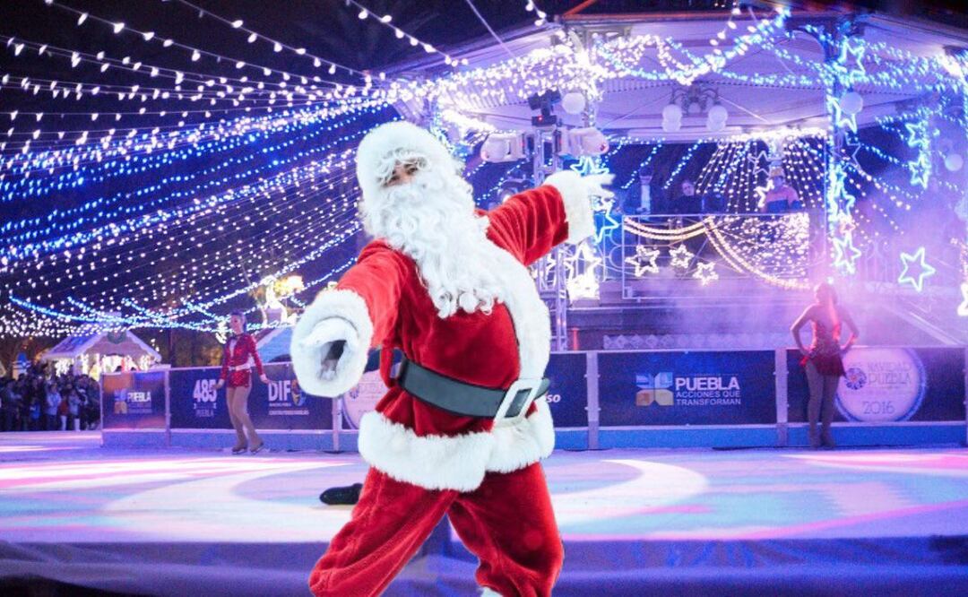 Hay sitios cercanos a Puebla donde sí se instalarán pistas de hielo, ideales para el disfrute de toda la familia I Foto: El Universal Puebla