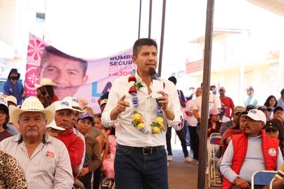 Lalo Rivera propone Peso a Peso por el Campo y la Nueva Financiera Rural en Cañada Morelos