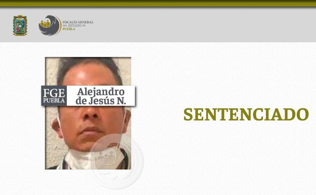 Este tipo violó a la menor en su propio domicilio en la colonia Santa Lucía de la ciudad de Puebla. | Foto: Fiscalía General del Estado de Puebla