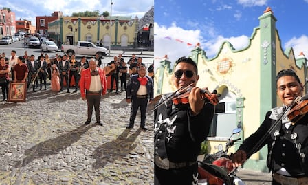 Santa Cecilia en el Barrio de El Alto, patrona de los músicos