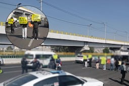Bloqueo en la autopista México-Puebla, exigen justicia por el asesinato de Betito