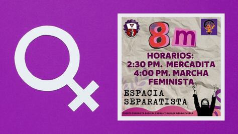 Día Internacional de la Mujer. Invitan a participar en mercadita feminista el 8 de marzo