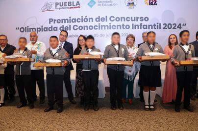Otorga SEP reconocimiento a ganadores de “Olimpiada del Conocimiento Infantil 2024”