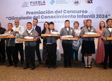 Otorga SEP reconocimiento a ganadores de “Olimpiada del Conocimiento Infantil 2024”