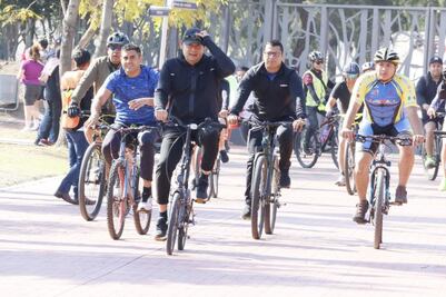 Ciclistas y gobernador Armenta se unen en la Primera Rodada por Amor a Puebla  