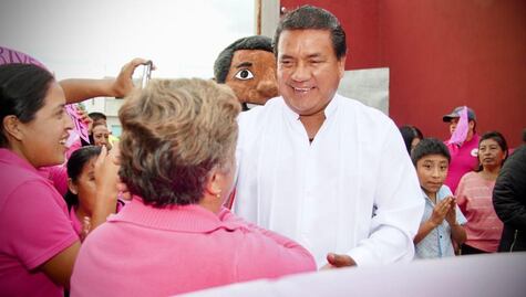 En San Aparicio, Julio Huerta recibe respaldo a favor de Claudia Sheinbaum