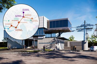 Revelan la ruta exacta de las 4 líneas del Cablebús en Puebla