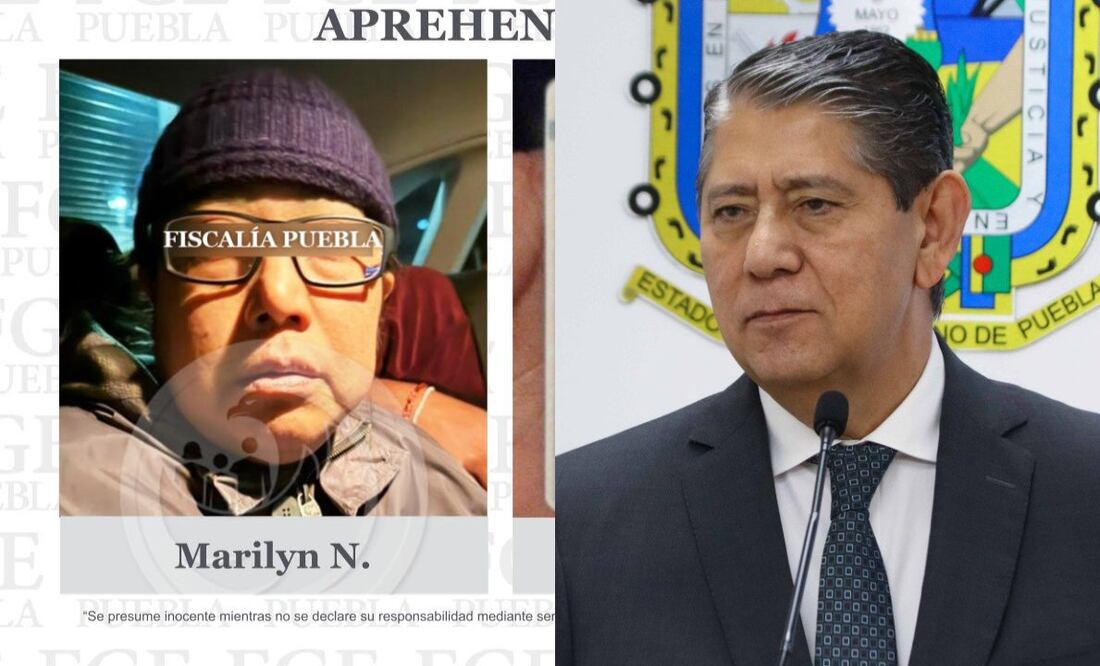 Marilyn Cote fue detenida por la Fiscalía General del Estado de Puebla / Foto: Redes Sociales