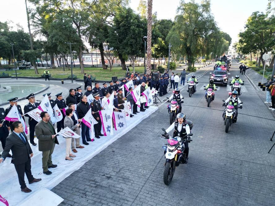 Eduardo Rivera encabezó el arranque de los operativos especiales | Foto: Ayuntamiento de Puebla