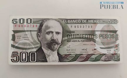 Cuánto vale actualmente el billete de 500 pesos de Francisco I. Madero
