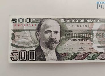 Cuánto vale actualmente el billete de 500 pesos de Francisco I. Madero