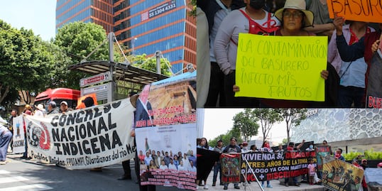 Manifestación en las oficinas de Profepa en CDMX; poblanos exigen cierre de basurero
