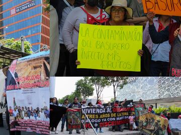 Manifestación en las oficinas de Profepa en CDMX; poblanos exigen cierre de basurero