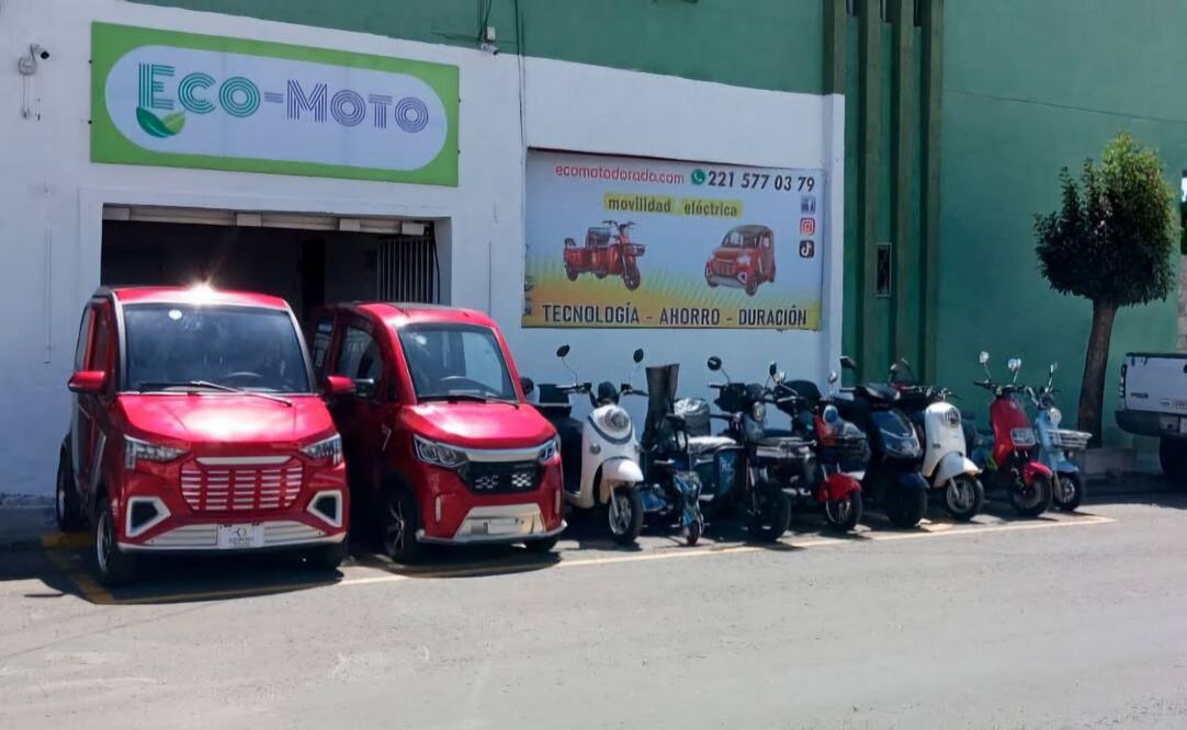 En Puebla hay varios negocios que venden autos y motos eléctricas