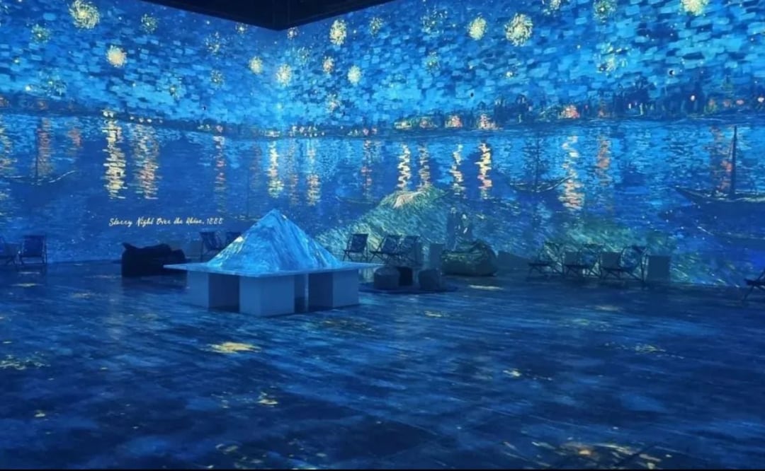 “Van Gogh The Immersive Experience” es un espectáculo de luz y sonido con las obras más fascinantes del artista | Foto: Instagram vangoghexpo.com.mx