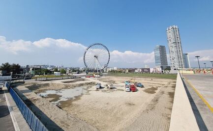 Así va la construcción de la Torre Andeza, el rascacielos que será el más alto de Puebla