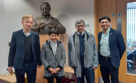 Lilia Cedillo firma convenio con el Instituto Jenner de la Universidad de Oxford