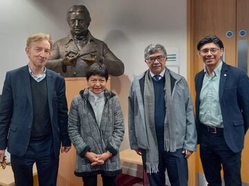 Lilia Cedillo firma convenio con el Instituto Jenner de la Universidad de Oxford