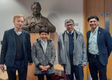 Lilia Cedillo firma convenio con el Instituto Jenner de la Universidad de Oxford