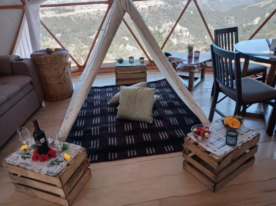Foto: FB Cabañas y Glamping las Nubes Chignahuapan