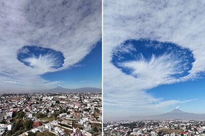 ¿Qué pasa en Puebla? Extrañas nubes aparecen hoy 12 de noviembre