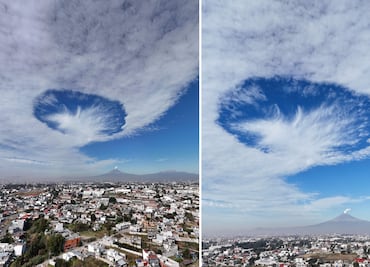 ¿Qué pasa en Puebla? Extrañas nubes aparecen hoy 12 de noviembre