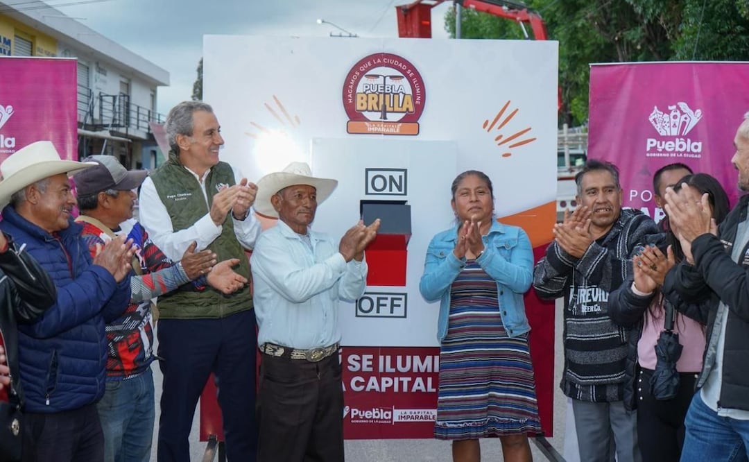 Con Puebla Brilla, Pepe Chedraui ha beneficiado a más de 350 mil habitantes | Foto: Ayuntamiento de Puebla.