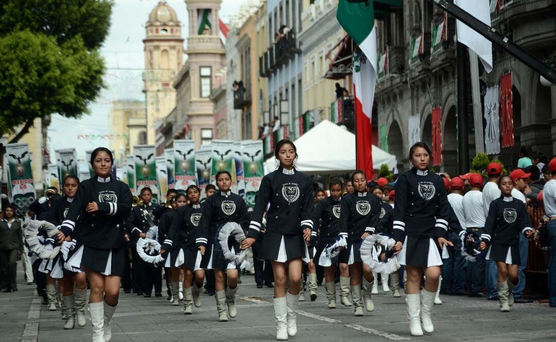 El desfile del 16 de septiembre en Puebla iniciará a las 10:00 am | Foto: EsImagen