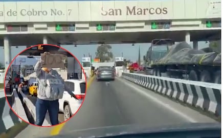 Maestros de la CNTE toman la caseta de la autopista México-Puebla