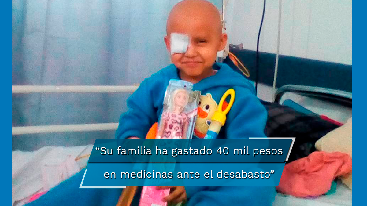 Melani, de 5 años de edad, lucha contra el cáncer