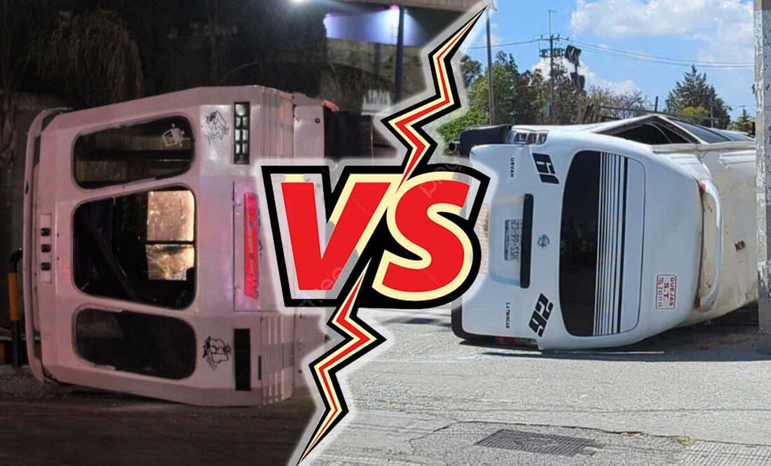 En esta semana se han registrado aparatosos accidentes ocasionados por microbuses y combis en Puebla | foto: Agencia Es Imagen para El Universal Puebla