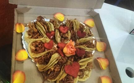 Ramos y corazones de tacos al pastor, la deliciosa creación poblana para celebrar el 14 