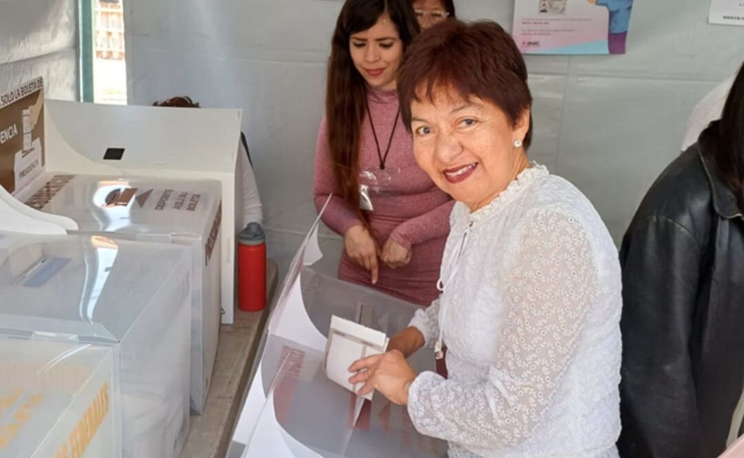 Rectora de la BUAP emitió su voto a las 10:30 horas | Foto: BUAP