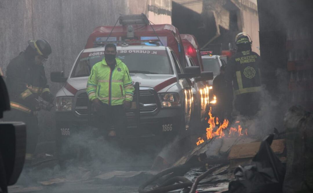 Cuerpos de emergencia trabajaron en el lugar | FOTO: Agencia Es Imagen para El Universal Puebla