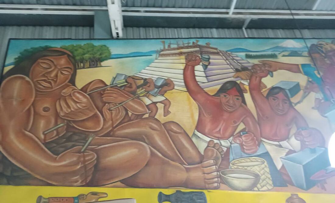 En esta tienda es posible ver estos murales | Foto: Facebook Puebla Antigua