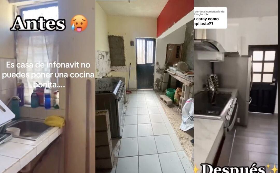 Esta casa de Infonavit ahora tiene un nuevo estilo | Foto:  TIKTOK @laurabarajas002