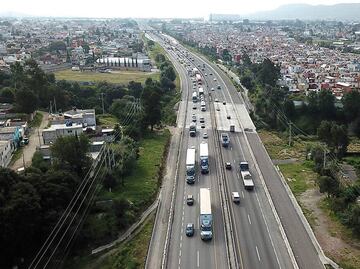 Autopista México-Puebla cerrará 2 carriles por mantenimiento, estas son los horarios y días que se verán afectados