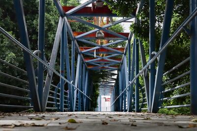 Esta es la historia del puente de Plaza Dorada que será retirado luego de 20 años