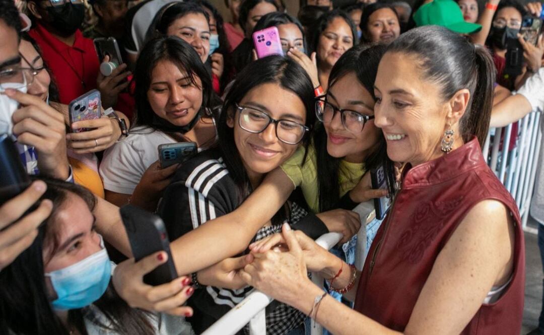 Jóvenes simpatizantes de Claudia Sheinbaum se reunirán en el Auditorio Metropolitano de Puebla. | Foto: Agencia Es Imagen para El Universal Puebla