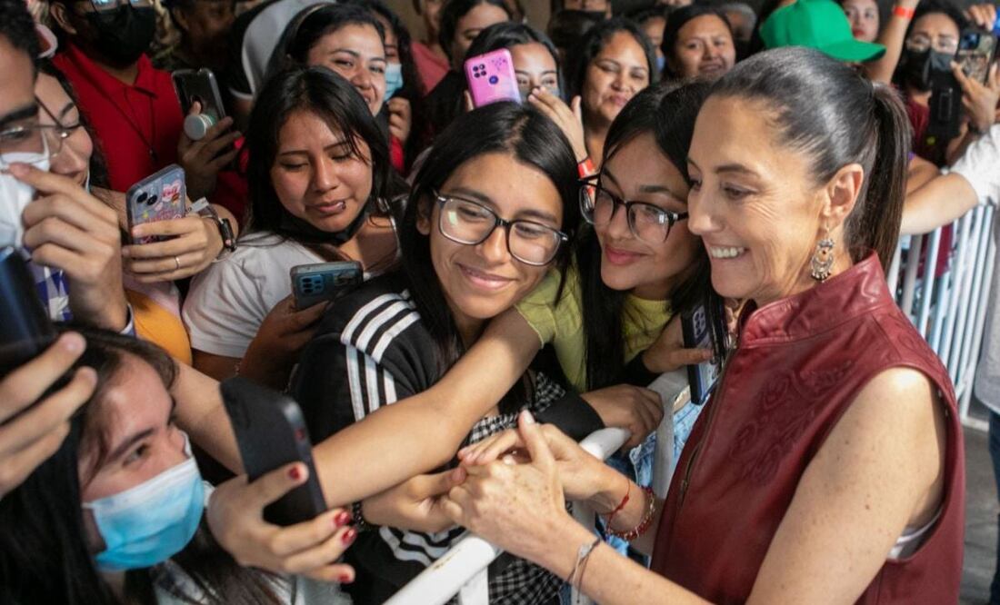 Jóvenes simpatizantes de Claudia Sheinbaum se reunirán en el Auditorio Metropolitano de Puebla. | Foto: Agencia Es Imagen para El Universal Puebla