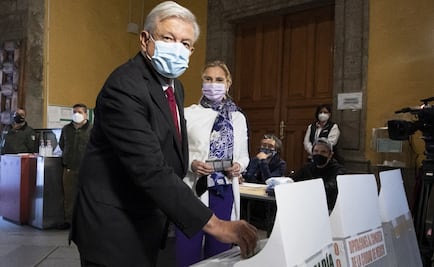 “¡Que viva la democracia!”: AMLO vota este domingo 6 de junio