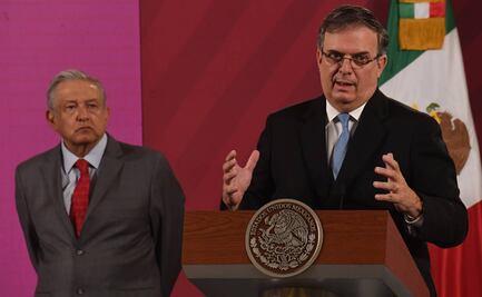 Tras dichos de Trump, Ebrard destaca "entereza" y "patriotismo" de AMLO en "momentos críticos"