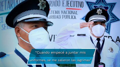 ¡33 años de servicio! Camerino Hernández Sánchez le pone fin a su carrera policial