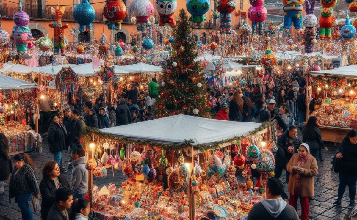 Puebla es un sitio perfecto para pasar las fiestas navideñas. Foto IA generada por BING